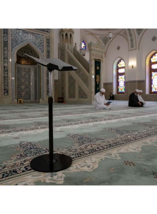 SUNDUS Flexible Book Stand, Adjustable Height Book Stand, Quran Holder, with Page Paper Clip for the Quran, Cookbooks, Laptop (Beige) - Image 2